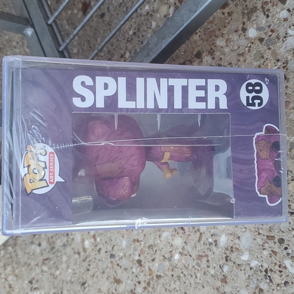 Splinter Pop! Vinyl Figure Nickelodeon Target Exclusive Funko 58 TMNT Art Series - Picture 5 of 6